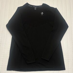 Men's Black Long Sleeve Shirt